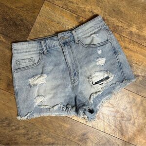 BDG Super High Rise Cheeky Denim Shorts, 28W